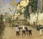 Telemaco signorini Settignano,September Morning oil painting